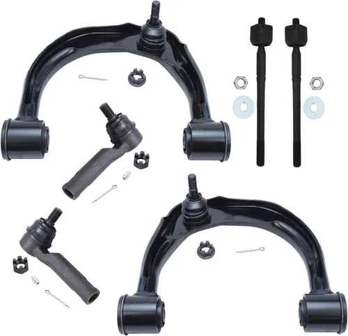 Vista 67 de Detroit Axle - Kit de extremo delantero para Chrysler 300 Dodge Charger 2011-2023 Challenger, 2 Lower Rearward Control Arms 2 Outer Tie Rods 2