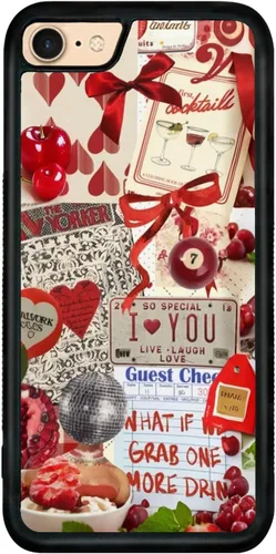 Vista 454 de Funda de teléfono Qizijio estilo azteca a prueba de golpes y protectora para iPhone 7/8/SE