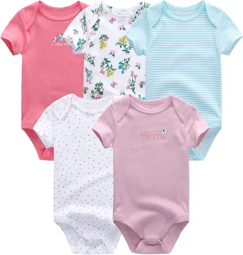 Vista 3 de MAMIMAKA Newborn Layette Gift Set 27-Piece Baby Girl Clothes Bodysuits Pants Essentials and Accessories 0-6Months