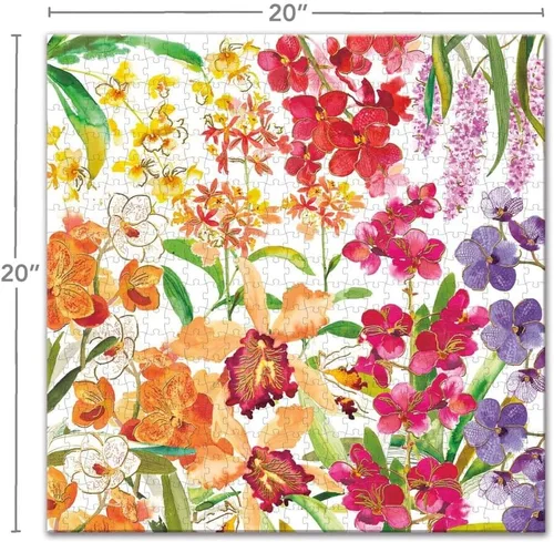 Vista 3 de NIQUEA.D, Rompecabezas de orquídeas exóticas