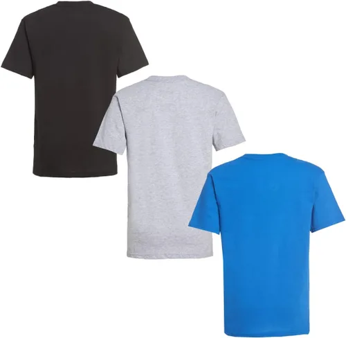 Vista 2 de Minecraft T Shirt Boys Creeper Inside Black OR Grey Short Sleeve Gamer Top