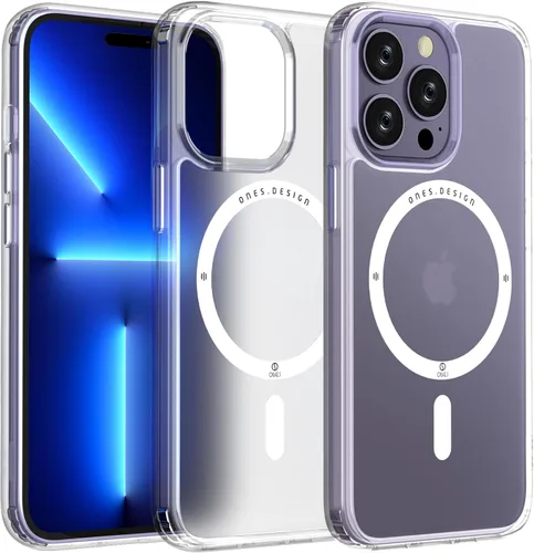Vista 76 de ONES Funda delgada transparente para iPhone 8 Plus/7 Plus, PC + TPU híbrido, protección contra caídas de grado militar [antiamarillamiento], funda