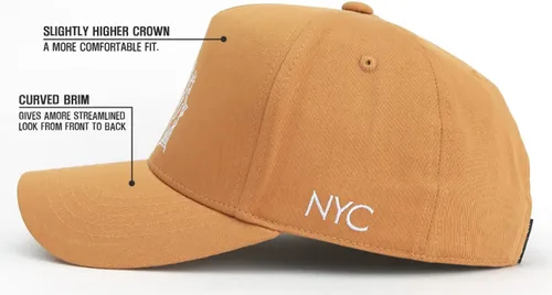Vista 4 de FLIPPER NYC New York City Embroidered Baseball Cap Premium Cotton Adjustable Trucker Hat for Men & Women