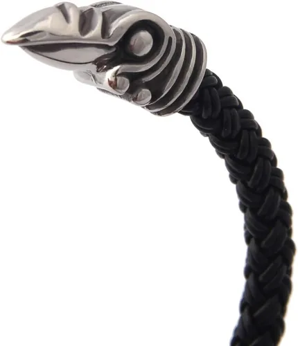 Vista 4 de BAVIPOWER Pulsera de cuervo vikingos de cuervo de cuervo, joyería de cuervo para cosplay, anillos de brazo vikingo para hombres y mujeres, joyería