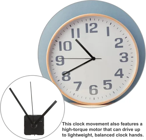 Vista 7 de Reemplazo del mecanismo del reloj, reemplazo del mecanismo de movimiento del reloj de cuarzo, repuesto de piezas de reparación de bricolaje a