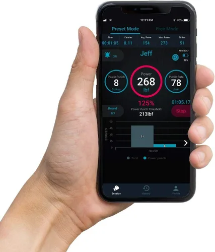 Vista 3 de Aqua Training Bag Kit de sensores: monitorea y maximiza el progreso de tu entrenamiento a través de la aplicación para teléfonos inteligentes: usa