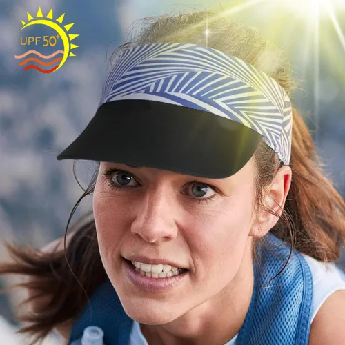 Vista 8 de USHAKECAMP Sombrero de visera transpirable para correr con visera suave para correr, diseño ligero para mujer