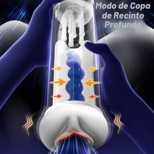 Vista 6 de FONDJOY Bomba de pene masculina Desmontable Glande Trainer Juguetes