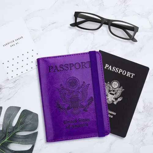 Vista 7 de Walnew RFID - Funda para pasaporte