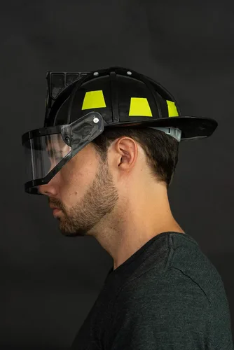 Vista 4 de Nicky Bigs Novelties Morph - Disfraz de bombero duro, casco de bombero duro, accesorios de bombero, ajustable