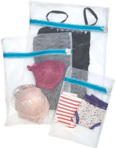 Vista 2 de Clorox Bolsa de malla para ropa delicada, bolsas reutilizables que prolongan la vida útil de la ropa, lavable a máquina, diseñada con protección