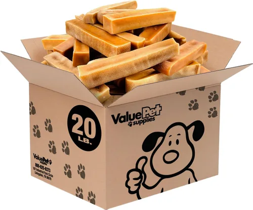 Vista 17 de ValueBull Himalayan - Masticables de queso de yak para perros, pequeños, paquete a granel de 10 libras, de larga duración para masticadores