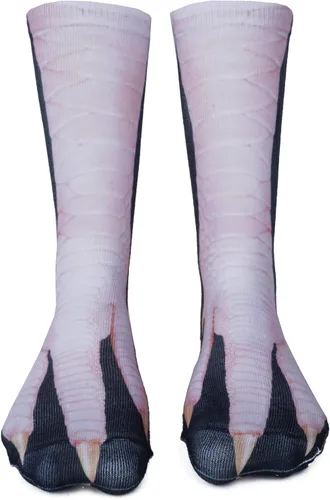 Vista 2 de xywlwoer Calcetines con diseño de pata de animal, divertidos regalos de Navidad para hombres, mujeres, adolescentes, niños, adultos, regalos de broma
