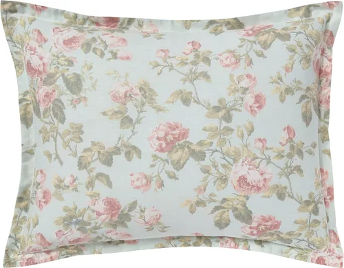 Vista 8 de Laura Ashley Home - Juego de funda de edredón individual, ropa de cama de algodón reversible con funda a juego, decoración del hogar transpirable