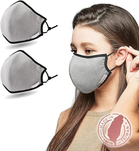 Vista 7 de Shero Reusable Copper Infused Face Mask With Nose Wire, Washable, Breathable and Adjustable
