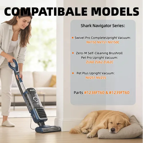 Vista 2 de Filtro de repuesto compatible con Shark Rocket Pro Cordless Stick ZU100 ZU102