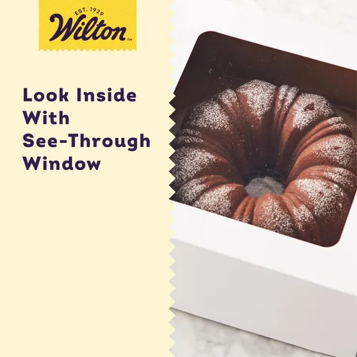 Vista 8 de Wilton Cajas para pastel de 12 pulgadas con ventanas para pasteles de 10 pulgadas, 6
