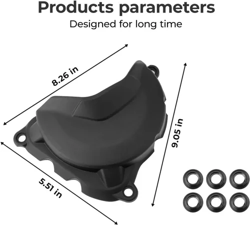 Vista 3 de Motorcycles Engine Cylinder Cover Head Protection Clutch Guards Compatible with BMW F750GS F850GS F900R F900XR F 850 GS ADV F 900