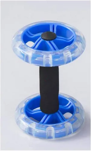 Vista 8 de Entrenador abdominal Dispositivos de rueda de entrenamiento Rueda de rodillos Núcleo de ejercicio Rueda de ejercicio Núcleo de abdominales Rueda