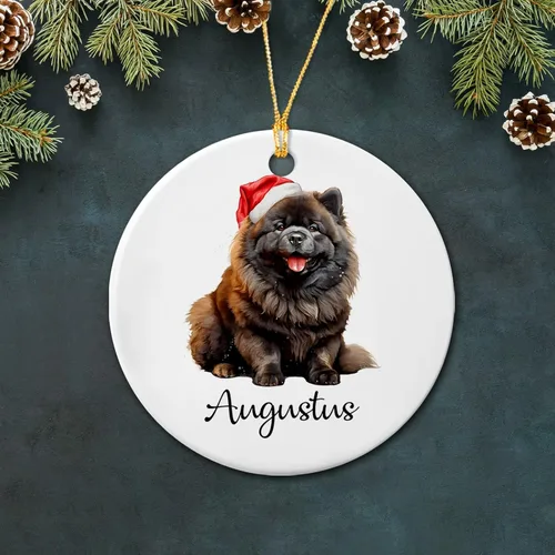 Vista 24 de Bichon Frise - Adorno de cerámica de Navidad 2025, adornos personalizados de Bichon Frise regalos para los amantes de los perros, bonito adorno