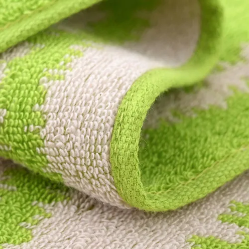 Vista 9 de YiLUOMO Toalla de mano verde moderna con diseño de ondas, súper suave, 100% algodón, altamente absorbente, toallas de mano para baño, 13 x 29