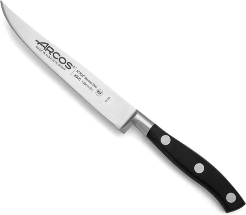 Vista 18 de ARCOS Juego de Cuchillos 5 Piezas Nitrum Acero Inoxidable y Hoja mm. 132.28 oz. Cuchillo de Cocina Profesional para Cortar Variedad de Alimentos