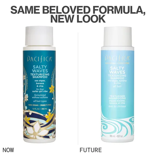 Vista 6 de Pacifica Salty Waves - Champú texturizante, textura playera, aspecto desordenado, estilos de cabello, cuidado hidratante del cabello con vitamina B