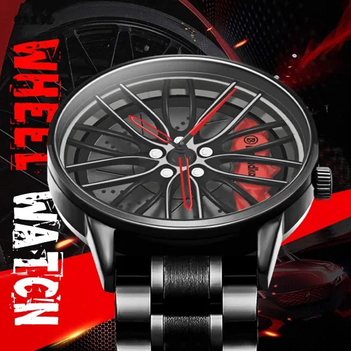 Vista 3 de Relojes de coche para hombre, resistente al agua, de acero inoxidable, de cuarzo japonés