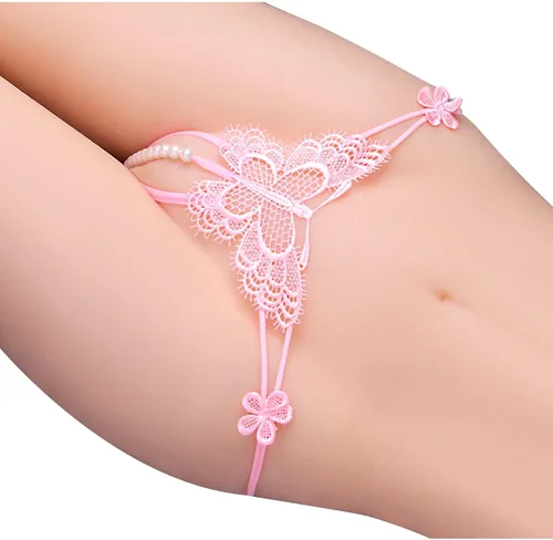Vista 9 de Zzalalana Tangas de lencería sexy de malla transparente para mujer, para sexo, juego travieso, kawaii, mariposa, encaje transparente, tanga