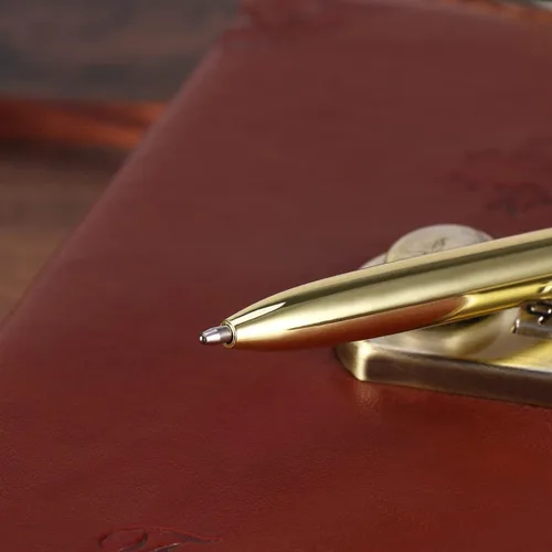 Vista 7 de Nuobesty Juego de bolígrafos de boda con soporte de amor chapado en oro, bolígrafo metálico decorativo para firma de libros de invitados y accesorio