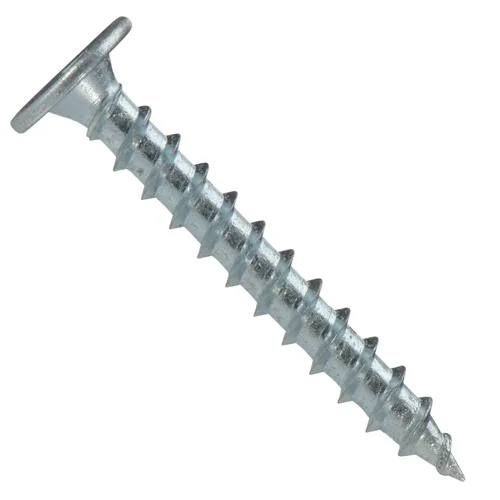 Vista 9 de Tornillos de metal a madera #10 x 1 de cabeza de panqueque - Sujetadores de punta afilada chapados en zinc - Tornillos de perfil bajo
