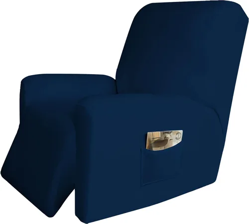 Vista 83 de Easy-Going - Funda elástica de microfibra para sofá reclinable seccional, suave vellón ajustable a tu sofá de 2 cuerpos, lavable, protector