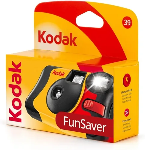 Vista 3 de Kodak FunSaver - Cámara de un solo uso de 1.378 in con flash