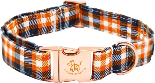 Vista 28 de Elegant little tail Collar para perro de Pascua, collar de perro con estampado de huevos de conejo, collar para mascotas, collar rosa para perros