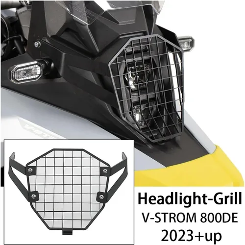 Vista 2 de LeosHi Compatible con V-Strom 800DE 2023 2024 - Protector de luz para faros delanteros de motocicleta