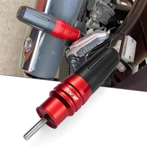 Vista 3 de Protector de choque de motocicleta Marcos de choque Almohadillas de escape Protector para Bajaj para Pulsar 200 NS 200 RS 200 AS (Color : A Titanio)