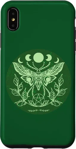 Vista 7 de Funda para iPhone 15 Celtic Wicca Ostara Oculta Moon Moth