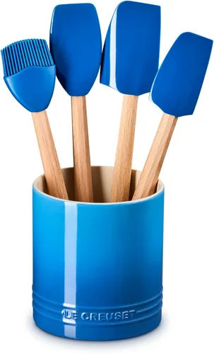 Vista 46 de Le Creuset Silicone Signature - Espátula mediana, sal marina Sea Salt
