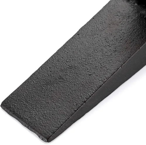 Vista 5 de Sumnacon 2 paradas de hierro fundido para puerta de gato, resistentes topes rústicos para puerta que evitan perforar agujeros, cuñas de puerta