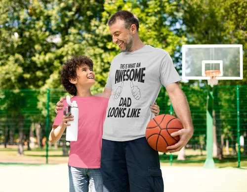 Vista 5 de Awesome Uncle Looks Like - Camiseta divertida para hombre Negro