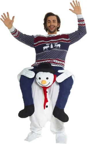 Vista 2 de Morph Disfraz de Papá Noel para hombres disfraz de Papá Noel para adultos divertido disfraz de Papá Noel para adultos