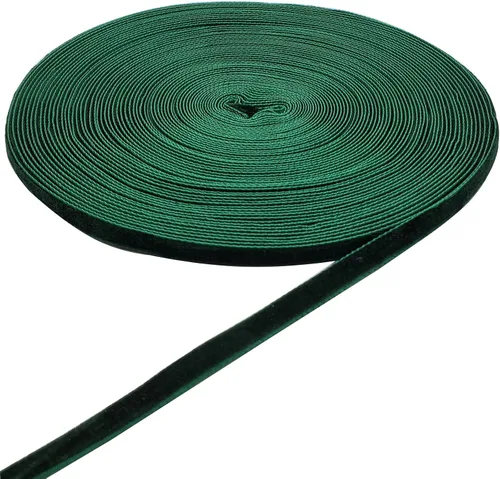 Vista 13 de Carrete de cinta de terciopelo blanco de 15 yardas, para bodas, envoltura de regalos, lazos para el pelo, decoración del hogar (1/4 pulgadas, blanco)