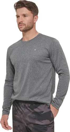 Vista 2 de Calvin Klein Camiseta de natación de manga larga UPF 40+ estándar para hombre