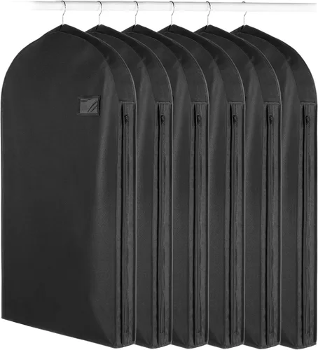 Vista 7 de Whitmor Bolsa de ropa de lujo para trajes, 38 pulgadas, refuerzo resistente
