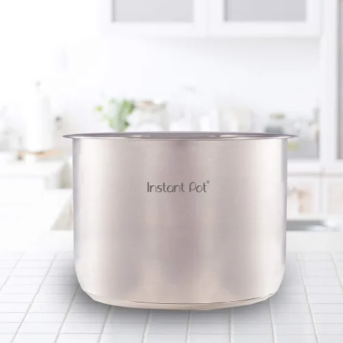 Vista 2 de Olla de 3 cuartos Instant Pot. Acero inoxidable, olla interna, Acero inoxidable