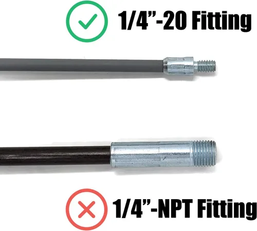 Vista 6 de Midwest Hearth Kit de cepillo redondo de chimenea para estufa de pellets de 3 pulgadas y varilla de chimenea de 20 pies