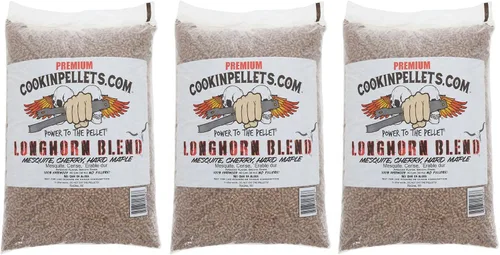 Vista 15 de CookinPellets Pellets de Madera Dura Natural de Manzana Premium y Arce Duro, Humo Dulce Ligero para Parrilla BBQ y Ahumador de Pellets, Bolsa de 40