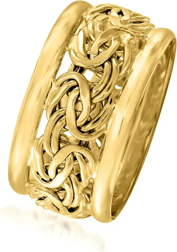 Vista 3 de Ross-Simons Anillo bizantino ancho de oro amarillo de 18 quilates, Oro, no conocido