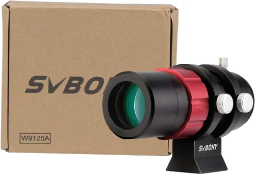 Vista 9 de SVBONY SV165 Mini alcance guía 1.181 in F4 buscador y guía alcance para SV305C Pro, compatible con telescopio de astronomía y cámaras de guía