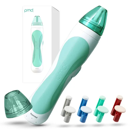 Vista 9 de PMD Beauty Personal Microderm Pro - At-Home Use, Facial Exfoliator Tool, Microdermabrasion Machine Kit for Face and Body Skincare